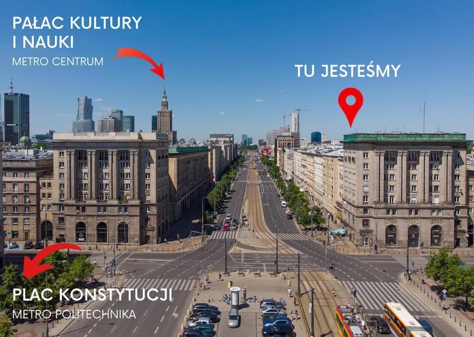 Lux Apartament W Centrum, Plac Konstytucji, Klimatyzacja, Widokowy Lejlighed Warszawa Eksteriør billede